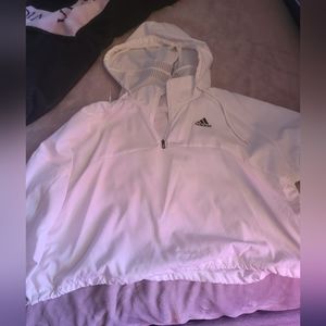 Adidas crop windbreaker